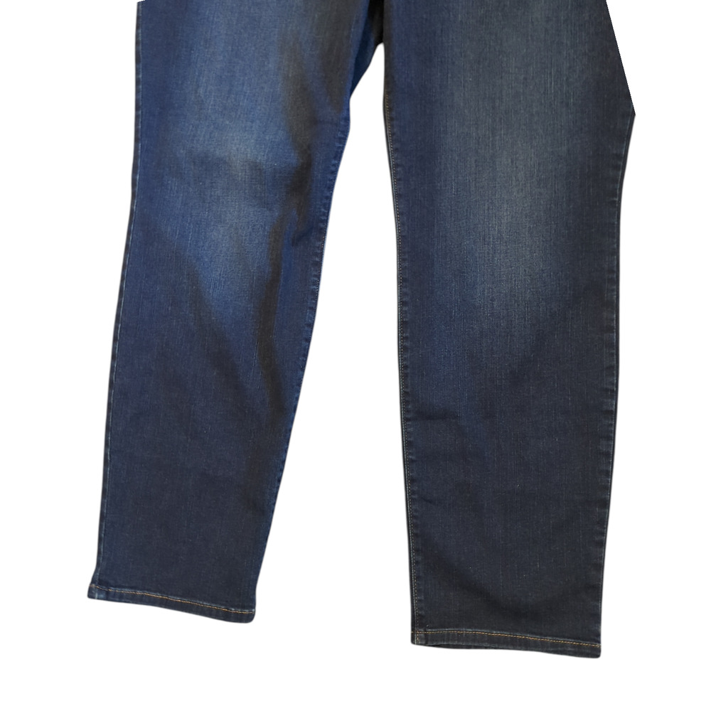 Lee Womens 24W Sculpting Slim Leg Dark Rinse Mid Rise Pull On Jeans Infinity NEW - Picture 3 of 8